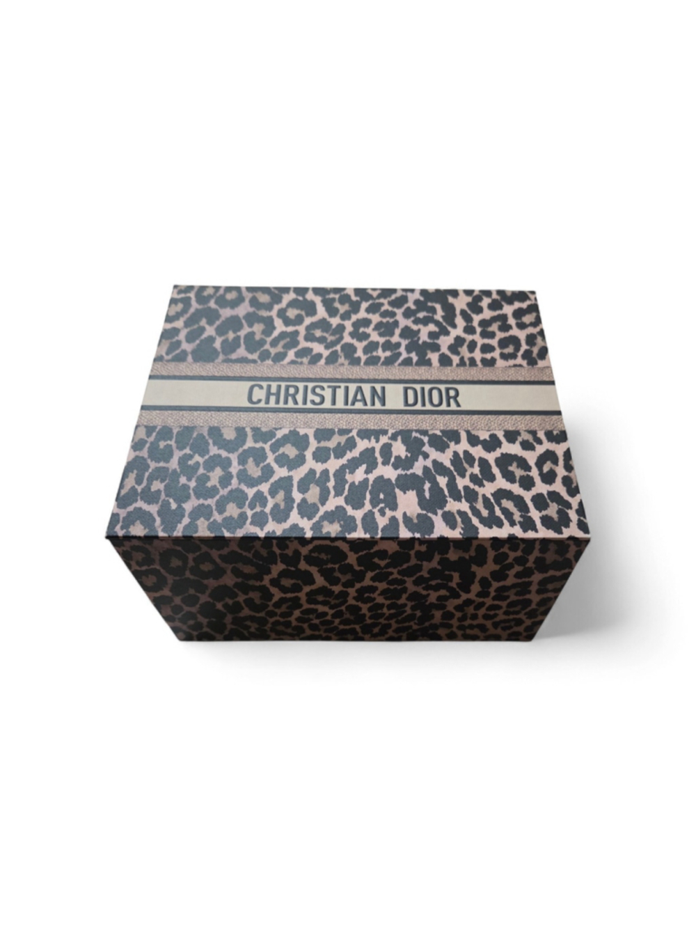 Christian Dior Animal Print Gift Box L 8in H 7in W 5in-NEW - Picture 5 of 5
